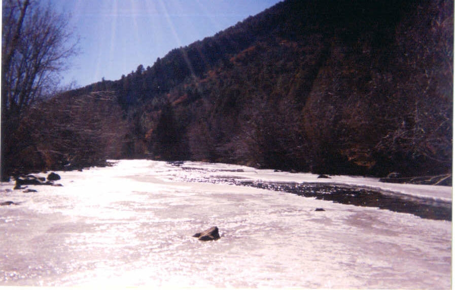 Pecos, NM: Pecos River in December