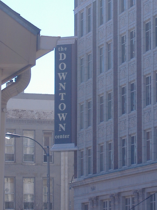 Grand Island, NE: Downtown Center building looking south