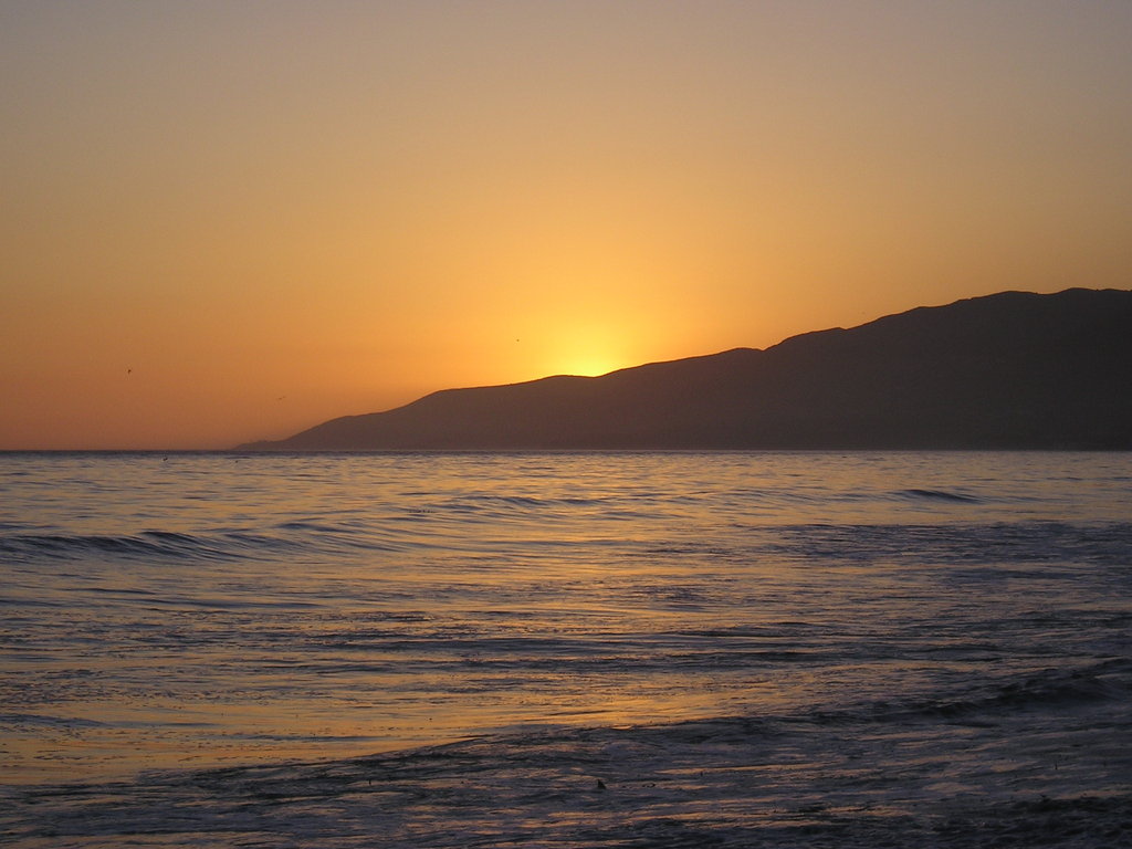 Los Angeles, CA: Summer Sunset in Malibu