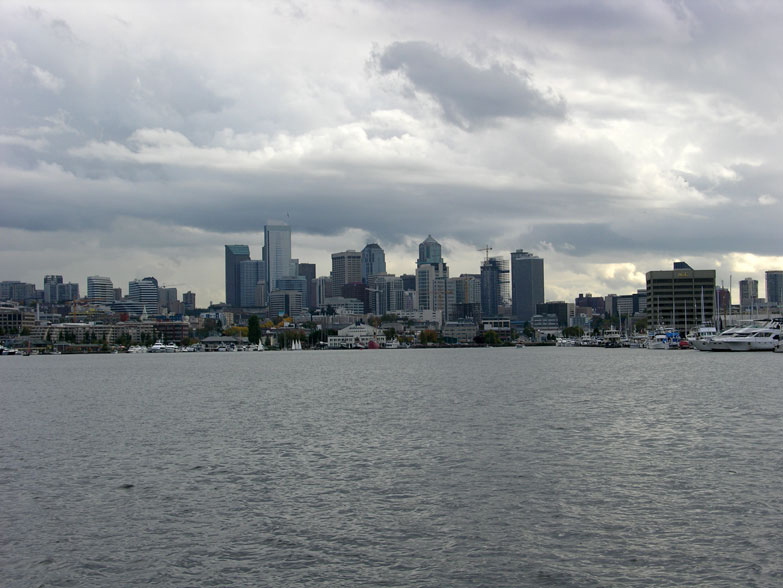 Seattle, WA: Lake Union with downtown in the background