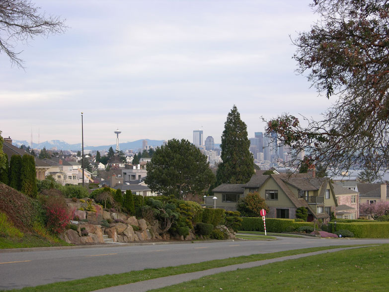 Seattle, WA: Downtown Seattle viewed from Magnolia