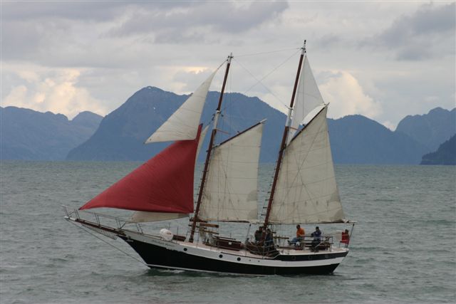 Seward, AK: The schooner, Alaskan Rover, has daily sailings for sailors of all ages.