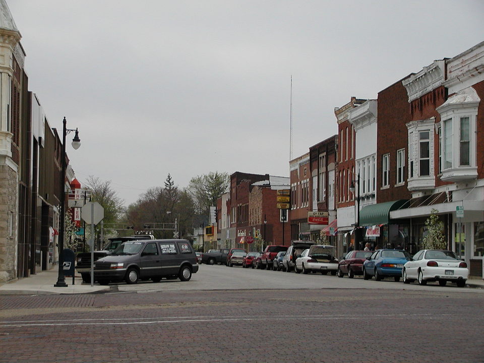 Knox, IN: Downtown Main Street