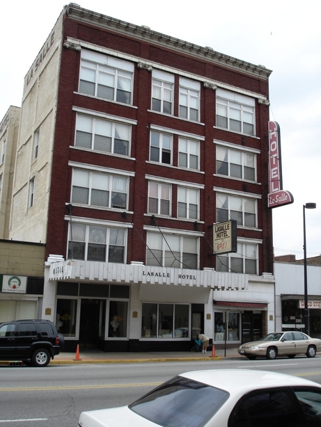Hammond, IN: The LaSalle Hotel, the oldest hotel in Hammond.......its now being used as shelter for the homeless