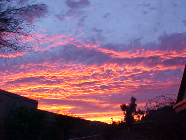 Tucson, AZ: Sunset in Tucson