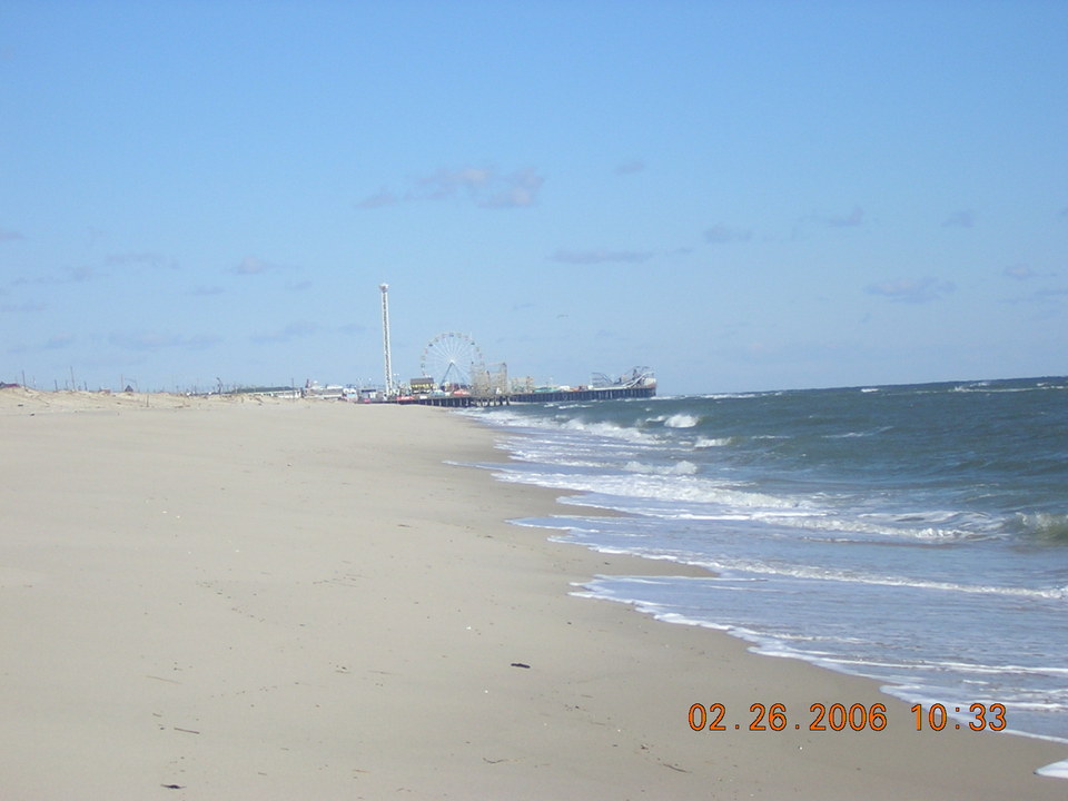 Seaside Heights, NJ: The temperature was 15 Degrees when this was taken