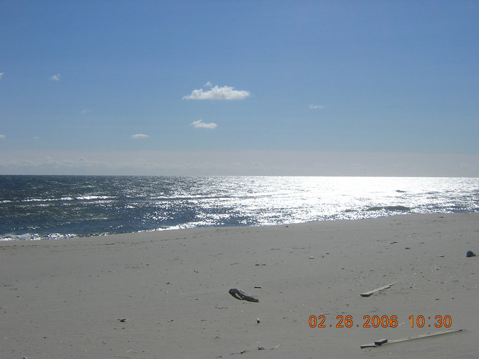 Seaside Park, NJ: Temperature was 15 degrees when this was taken