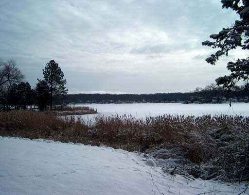 Twin Lakes, WI: Winter 2004, Lake Mary, Twin Lakes WI.