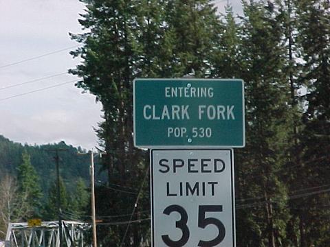 Clark Fork, ID: Entering Clark Fork