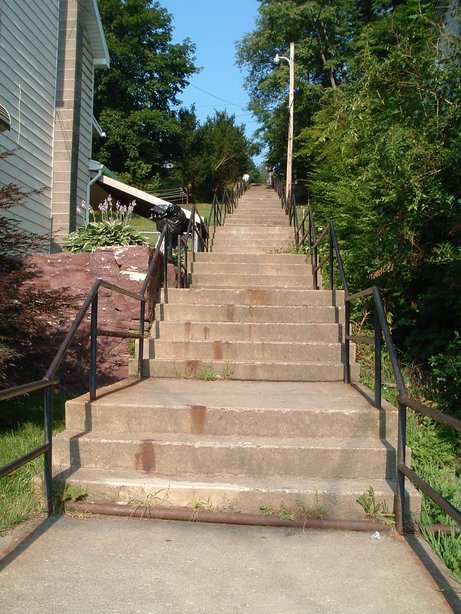 Weatherly, PA: Steps in Weatherly