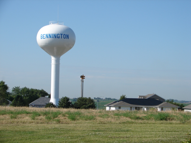 Bennington, NE: Bennington water tower