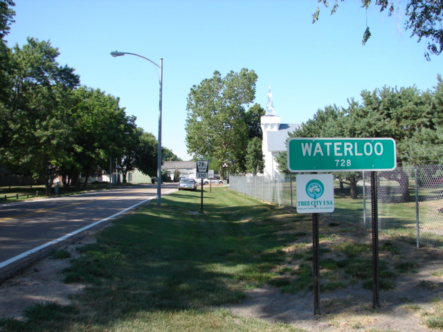 Waterloo, NE: waterloo city