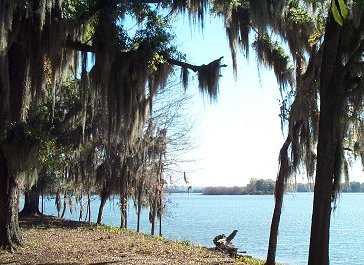 Eufaula, AL: View of Lake Eufaula from Lakepoint State Park