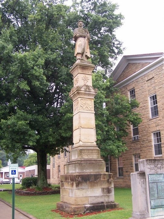 Vanceburg, KY: Lewis County Union Memorial, Only Memorial to Union Soldiers in the South, Vanceburg, KY. User comment: This is NOT the only statue or memorial in the South to Union soldiers. Texas has two. Plus, Kentucky was a border state, not technically in the Confederacy.