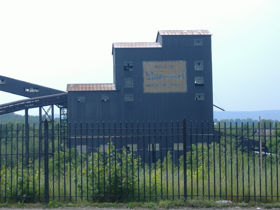 Ashley, PA: The Blue Coal Building is an abandoned coal breaker and also a reminder of the coal industry in Northeastern Pennsylvania.