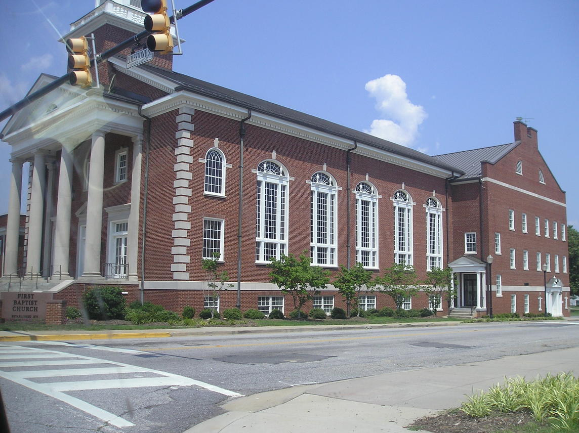Gaffney, SC: 1st Baptist Church,Gaffney