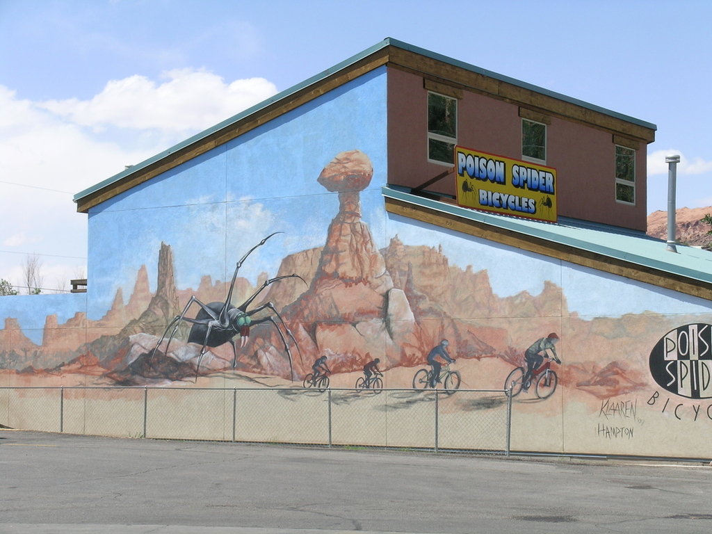 Moab, UT: Moab,Street painting