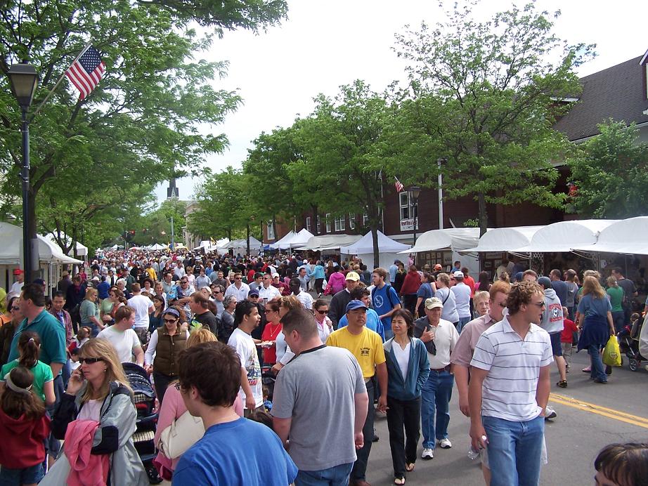 Fairport, NY: The Fairport Canal Days festival draws a quarter million people to the village each June.