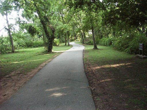Sugar Land, TX: Walking paths at Lost Creek Park