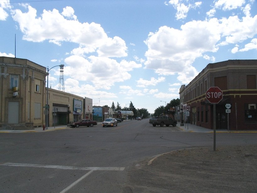 Harlem, MT: main street