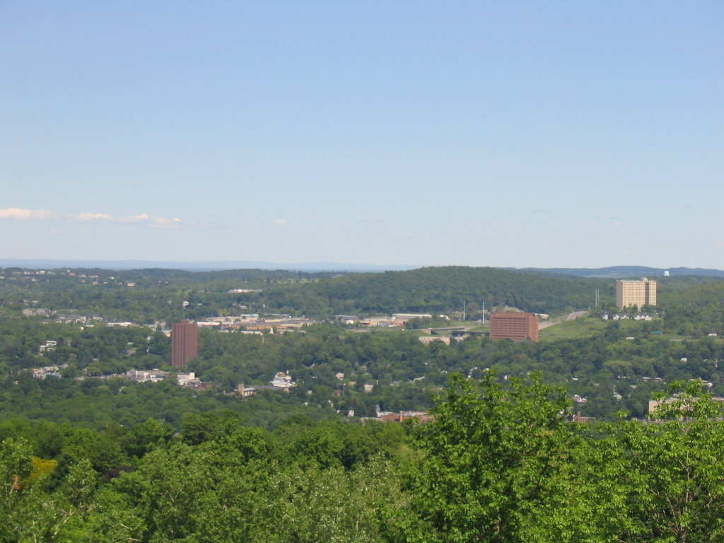 Syracuse, NY: Southern Syracuse photo taken from the southwest hills