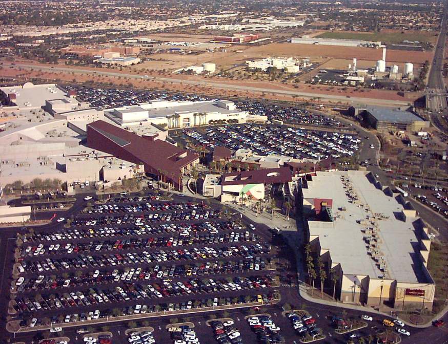 Chandler, AZ: Chandler Fashion Square Mall, West Chandler, Az. Looking NE.
