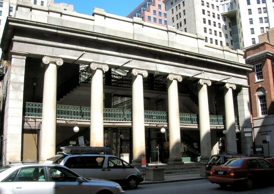 Providence, RI: The Weybosset St. facade of the Arcade