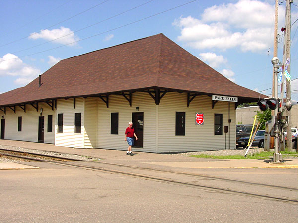 Park Falls, WI : Old Train Station photo, picture, image (Wisconsin) at