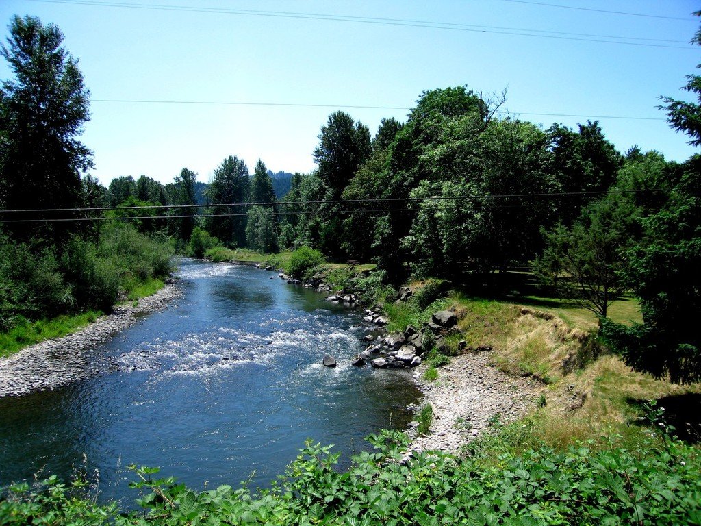 Cottage Grove, OR: Row River at Cottage Grove OR