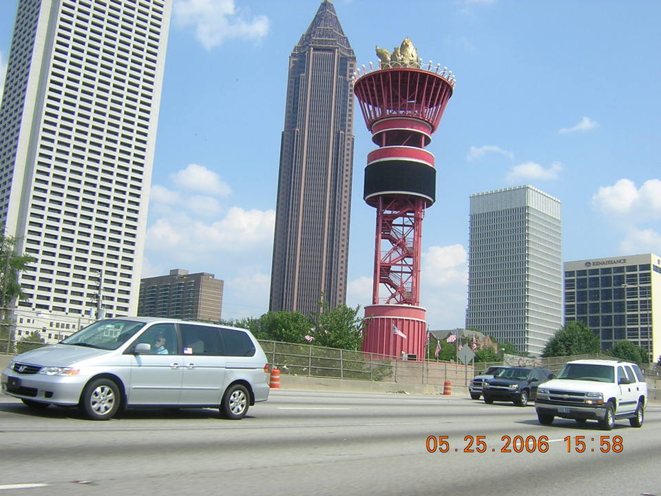 Atlanta, GA: Olympic Torch - Downtown Atlanta