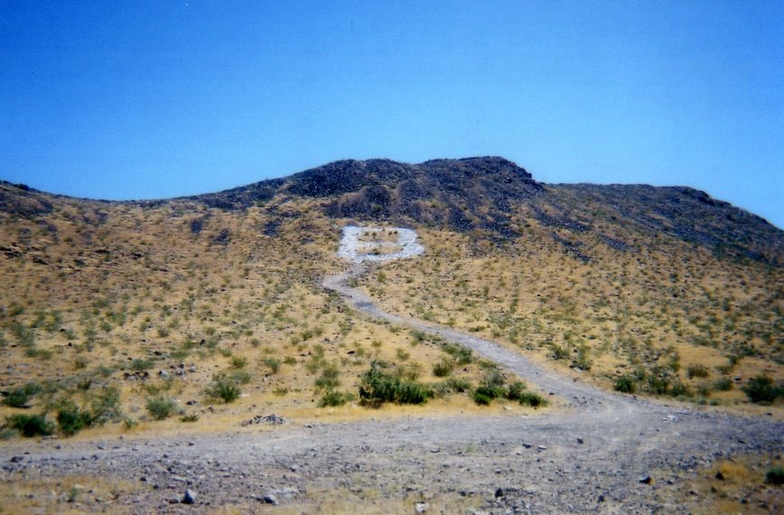 Henderson, NV: The "B" Mountain Henderson (behind Racetrack Rd) The B stands for Basic High School