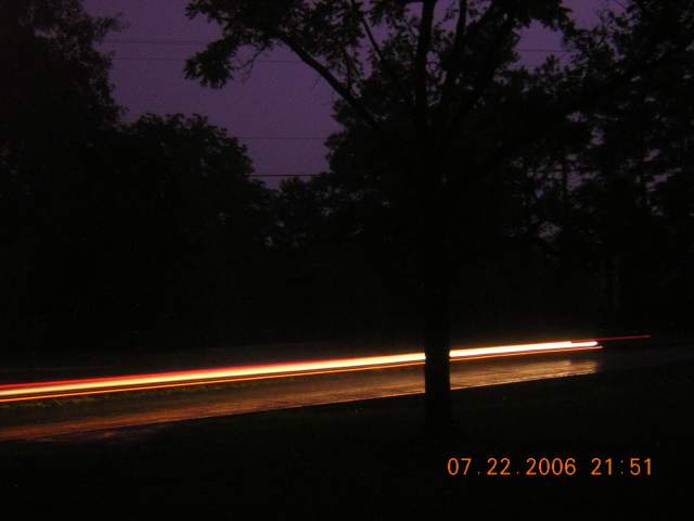 Gaffney, SC: Lightning Flash/Time Lapse 9:51 PM on 7-22-2006