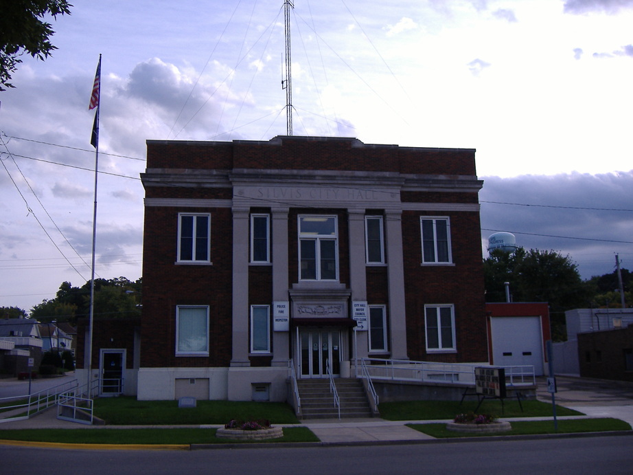 Silvis, IL City Hall and Police Station photo, picture, image