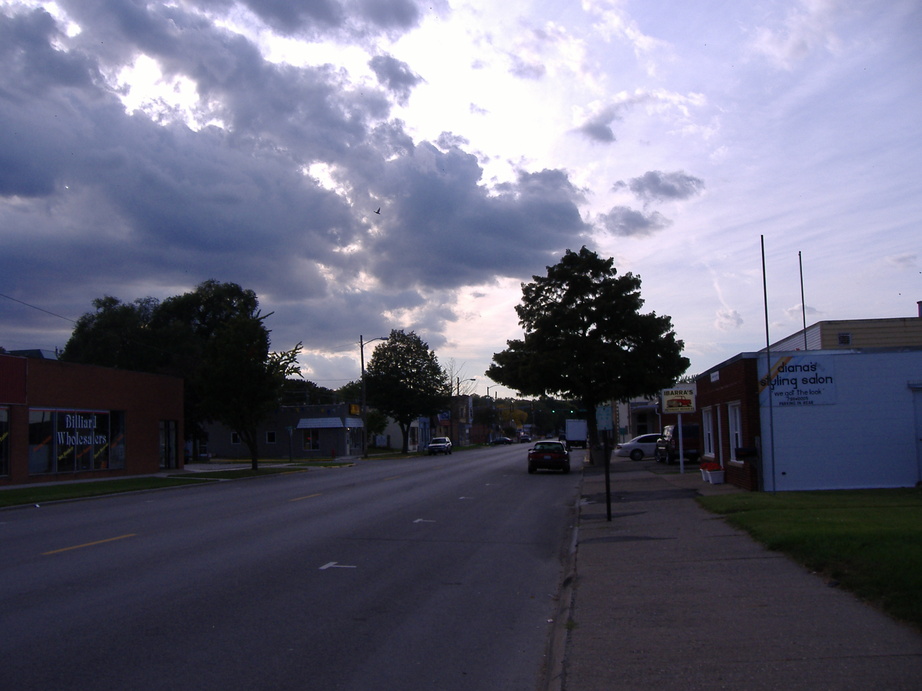 Silvis, IL: Downtown looking West