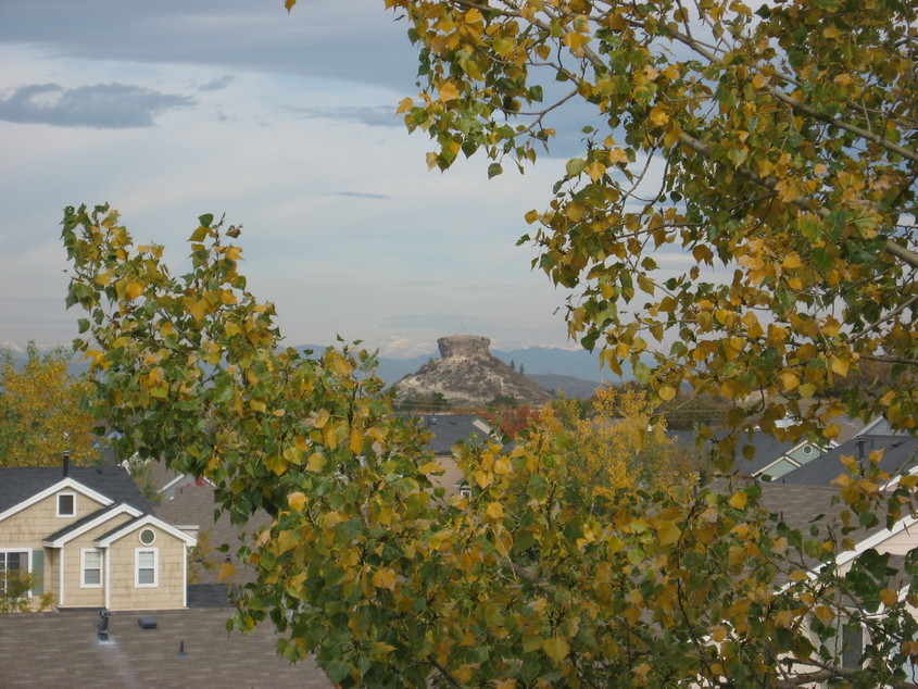 Castle Rock, CO: Castle Rock from Rolling Hills Apartments