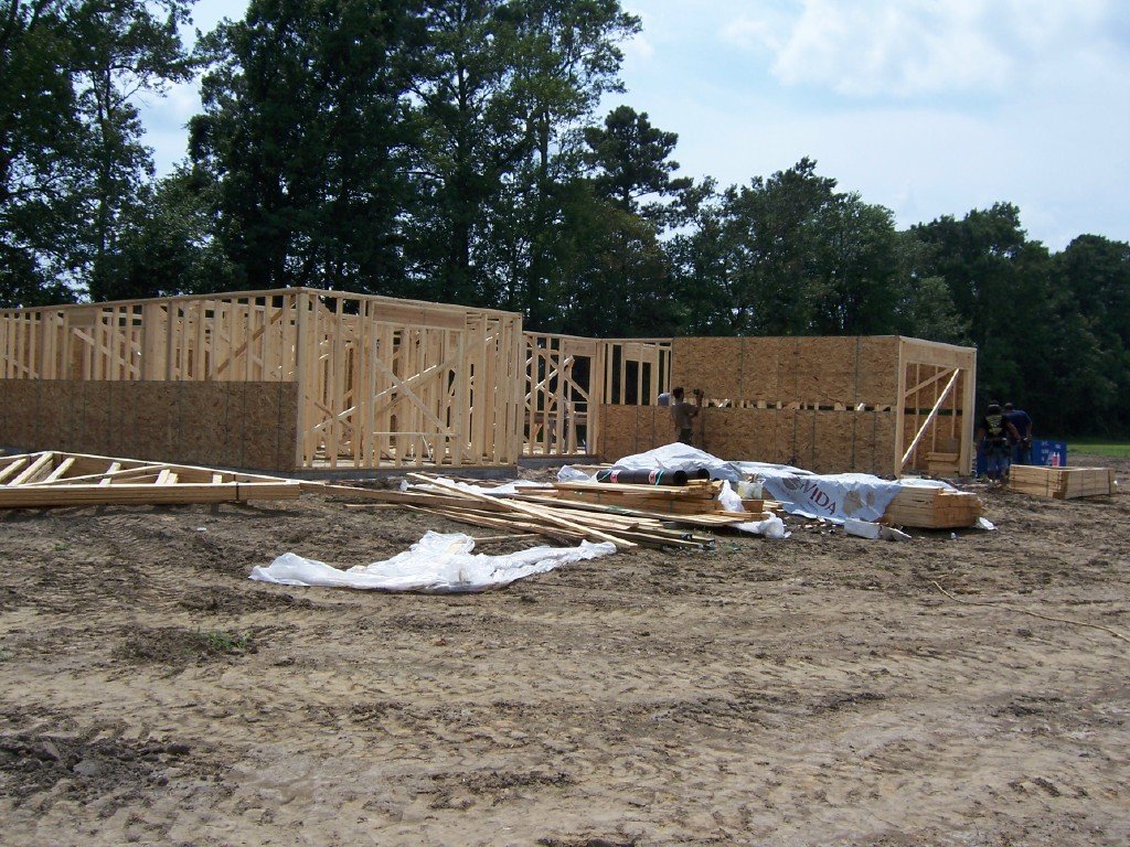 Teachey, NC our house being framed photo, picture, image (North