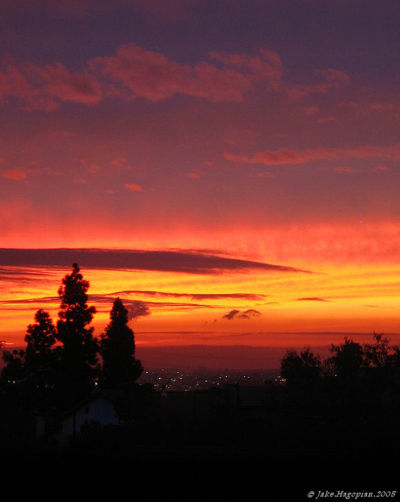 Montebello, CA: Montebello Sunset