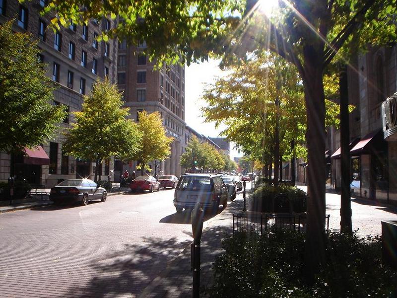 Grand Rapids, MI: City hall and Calder Plaza. User comment: this is not city hall and calder plaza, this is monroe center