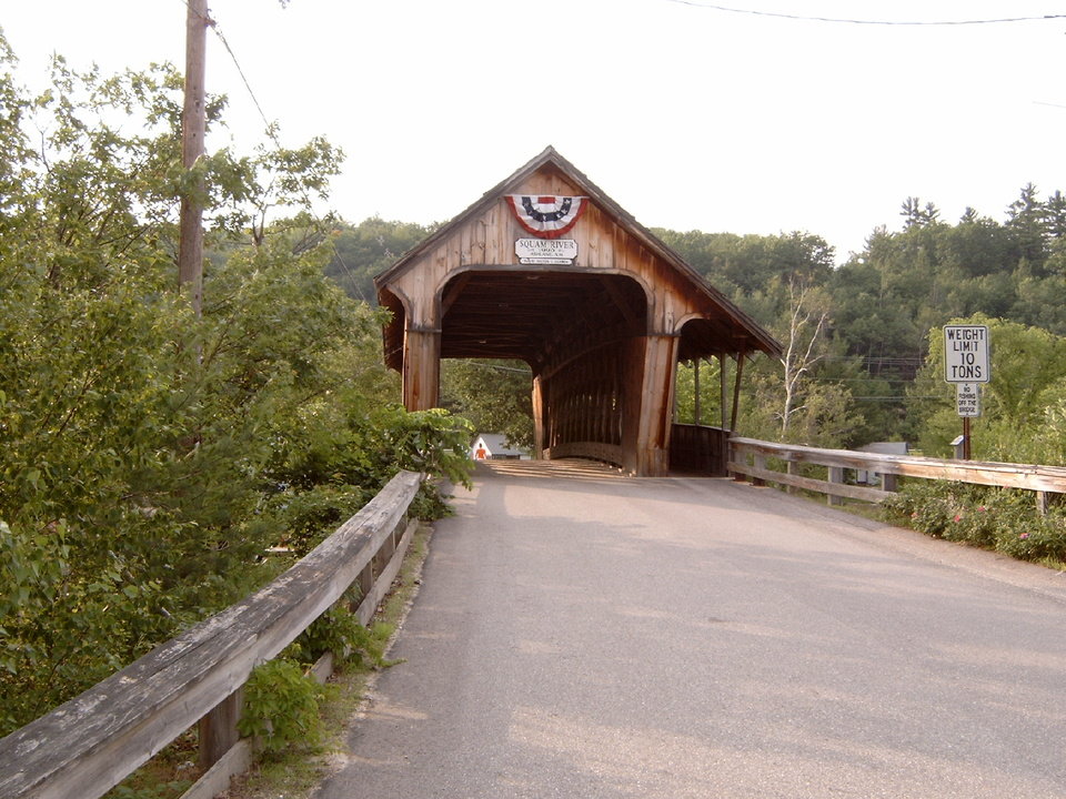 Ashland, NH: Squam River covered bridge