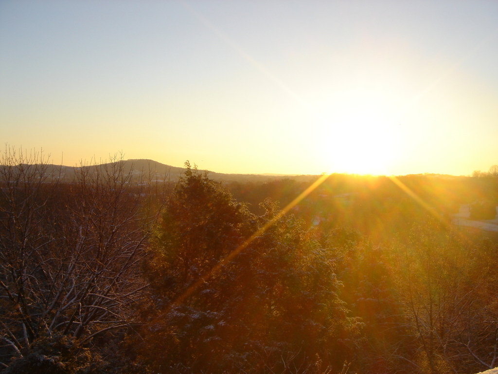 Brentwood, TN: sunrise in winter
