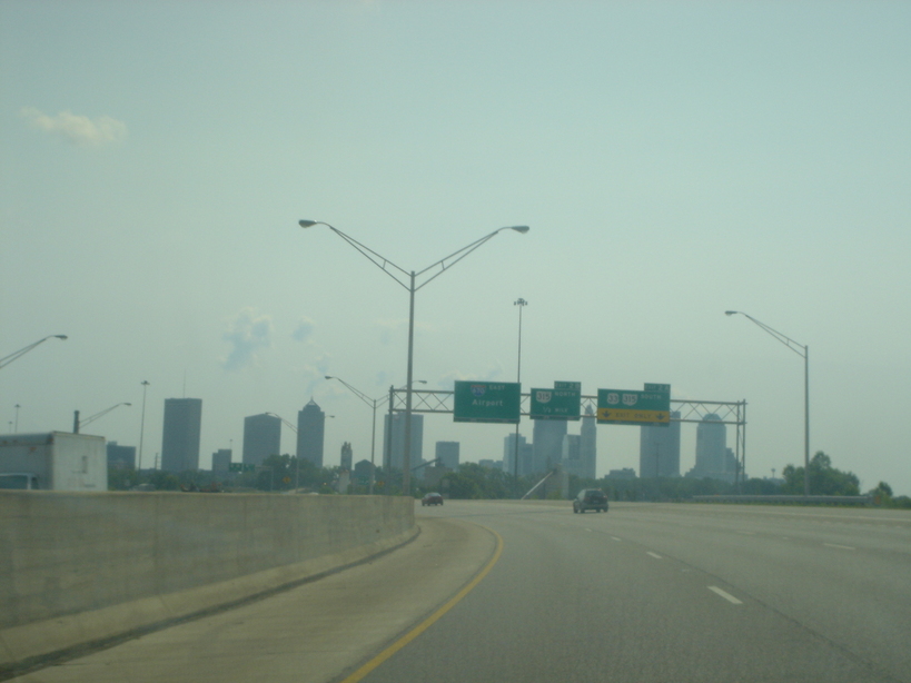 Columbus, OH: Skyline obscured