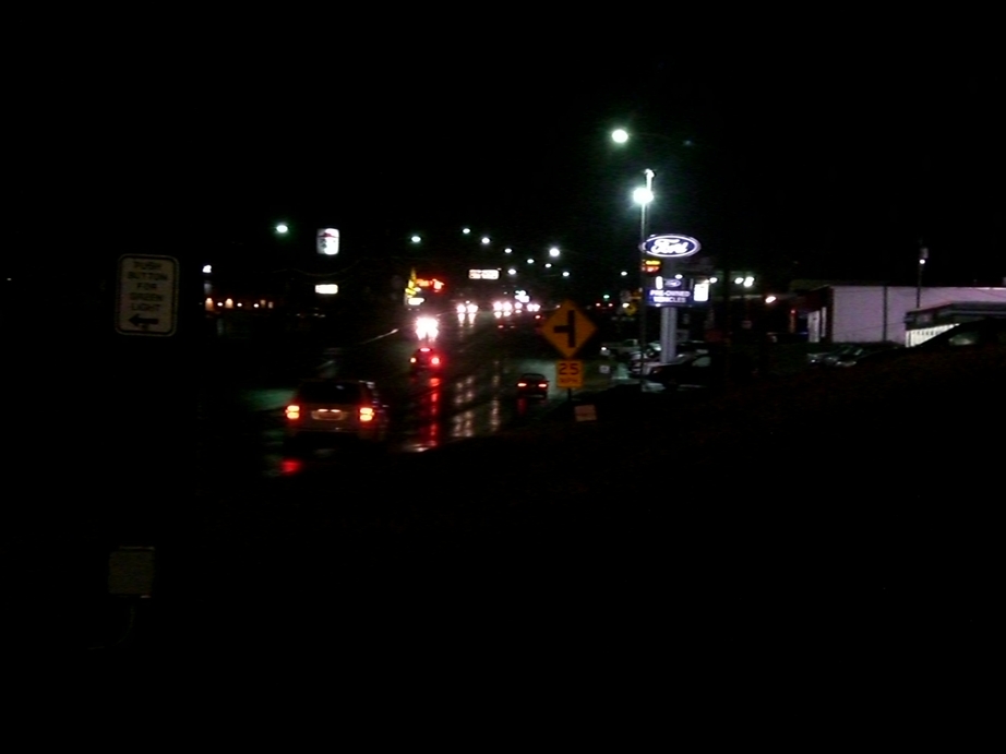St. Marys, PA: Million Dollar Highway at night