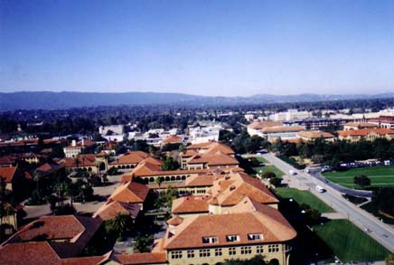 Palo Alto, CA: View from Hoover Tower at Stanford University