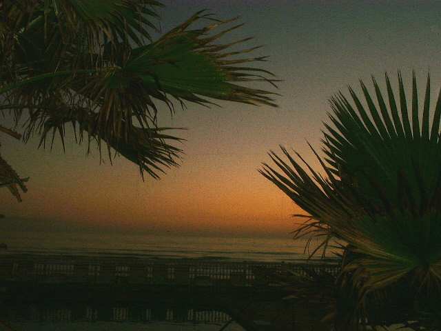 New Smyrna Beach, FL: New Symran Beach Sunset 1-2004