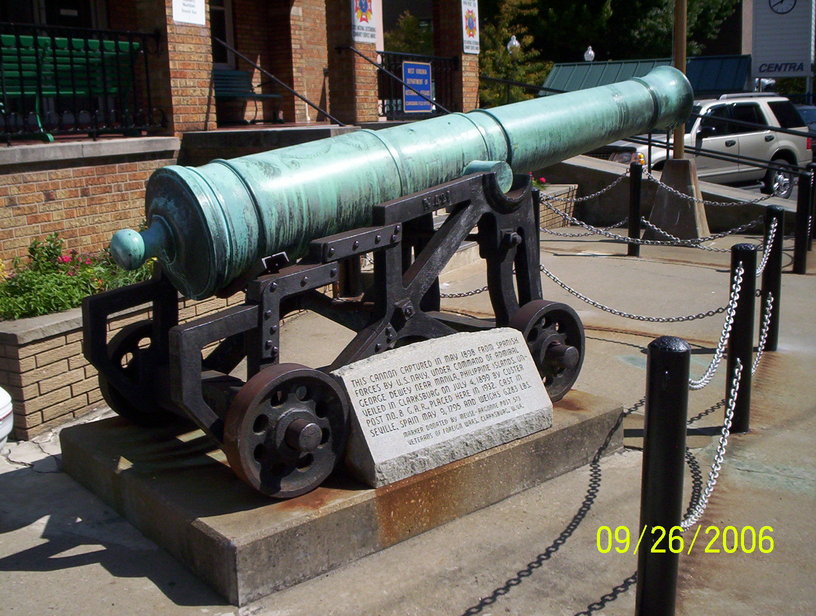 Clarksburg, WV: War cannon