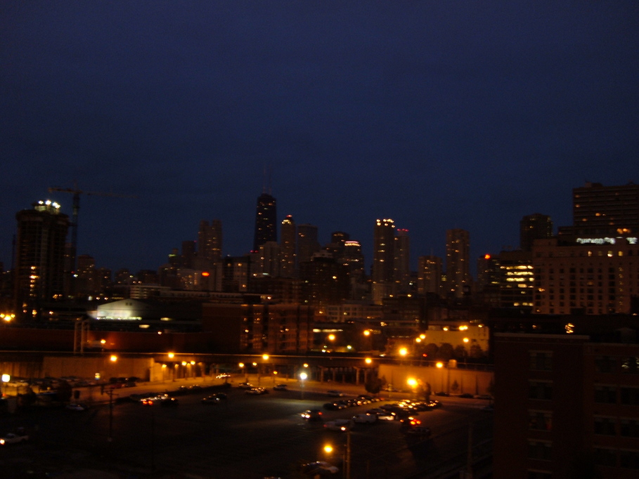 Chicago, IL: View from my man's condo just before sunrise October 23, 2006