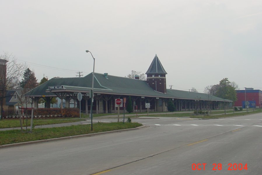 Fond du Lac, WI: Fond du Lac's historic Railroad Station.