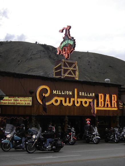 Jackson, WY: Million Dollar Cowboy Bar in Downtown