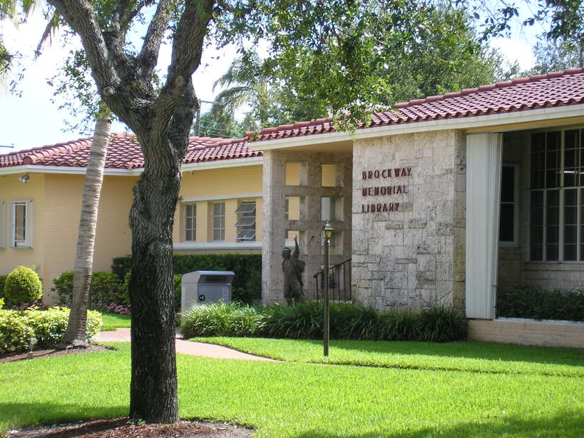Miami Shores, FL: Brockway Memorial Library in Miami Shores