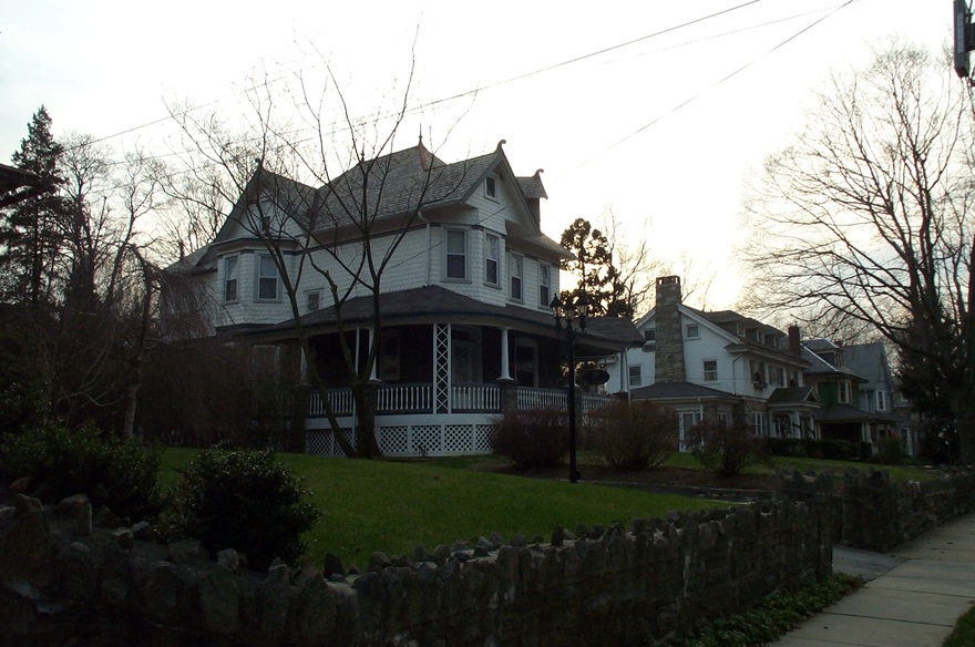 Lansdowne, PA : Houses on Greenwood Avenue in Lansdowne's historic